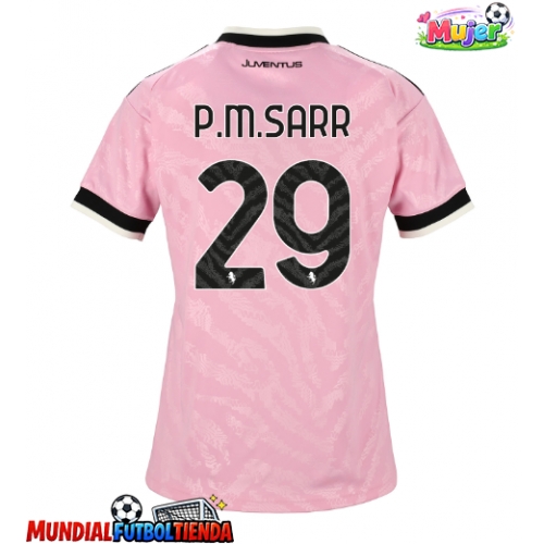 Camiseta Juventus Pape Matar Sarr #29 Segunda Equipación Replica 2026-27 para mujer mangas cortas